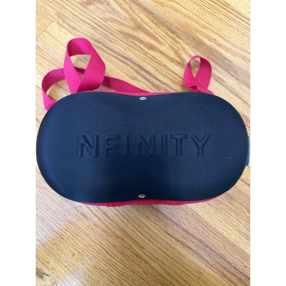 Nfinity Cheer shoe zip carrying box bag black hot pink CASE ONLY
